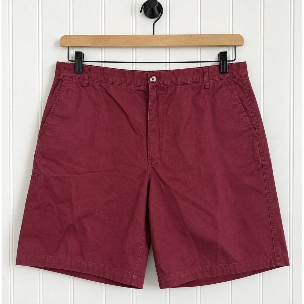New with Tags Boca Classics Men's Wine Rhodoendron 100% Cotton Shorts Size 44